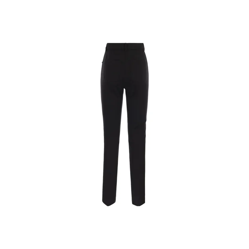 SportMax Slim Fit Straight Leg Trousers-1