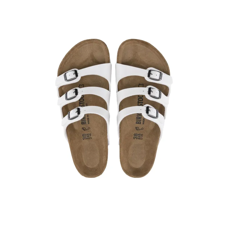 Birkenstock Women's Florida Birko Flor 'White' Women's-4