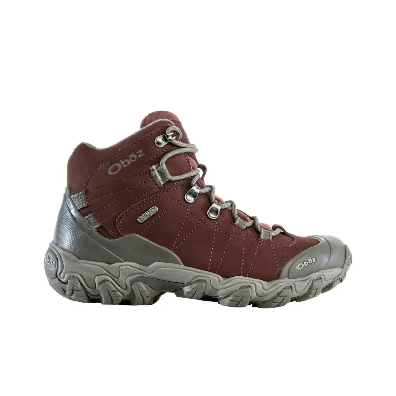 Oboz Footwear Bridger Water-Resistant Wear-Resistant Slip-Resistant Mid-Top Outdoor Shoes Women's-1