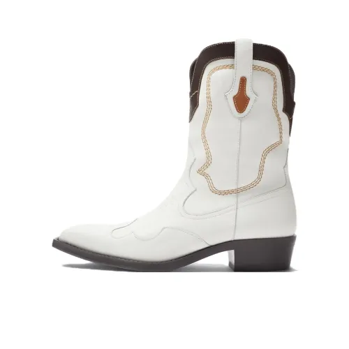 ZARA Ankle Boots Men White