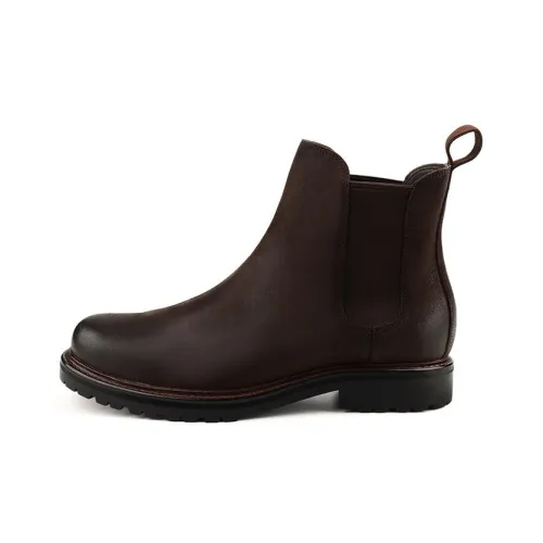 Landax Chelsea Boots Men Dark Coffee Coffee