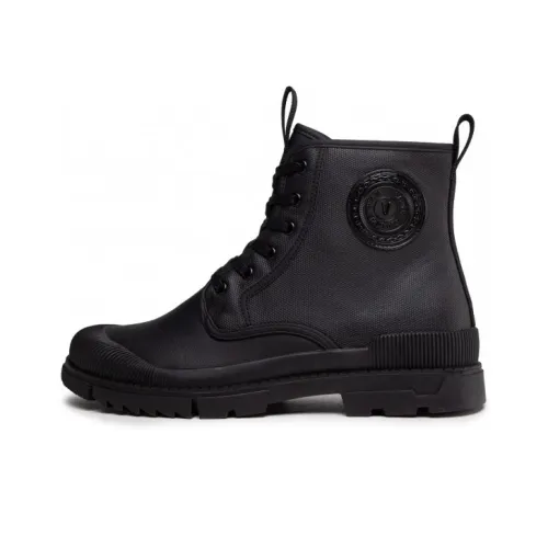 VERSACE JEANS Ankle Boots Men Black