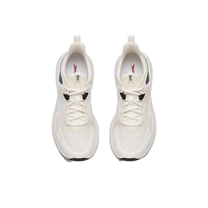Sprandi Bulb Material Cushioned Slip-Resistant Low-Top Running Shoes Men's White-2
