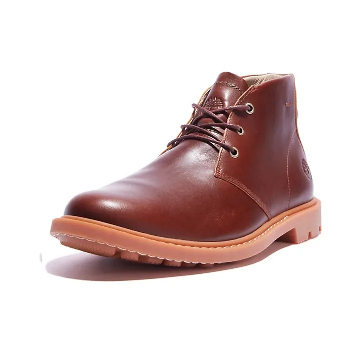 Timberland Belanger Ankle Boots Men Red Brown-2