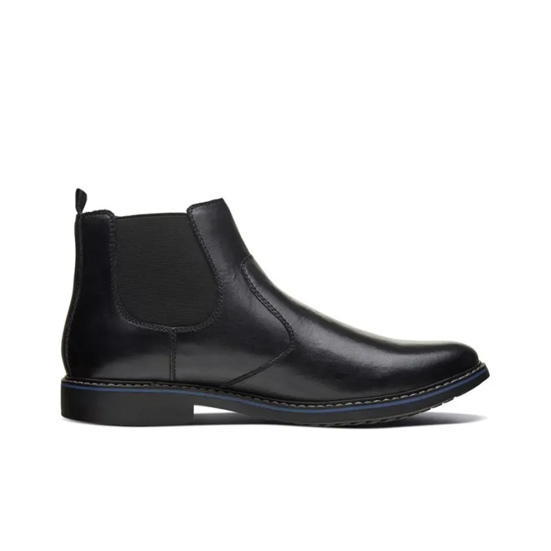 Skechers BREGMAN Ankle-Length Chelsea Boots Men's Black-1