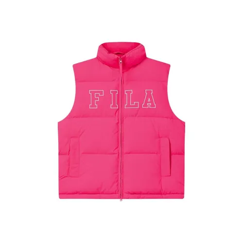 FILA Vests Unisex True Rose Red