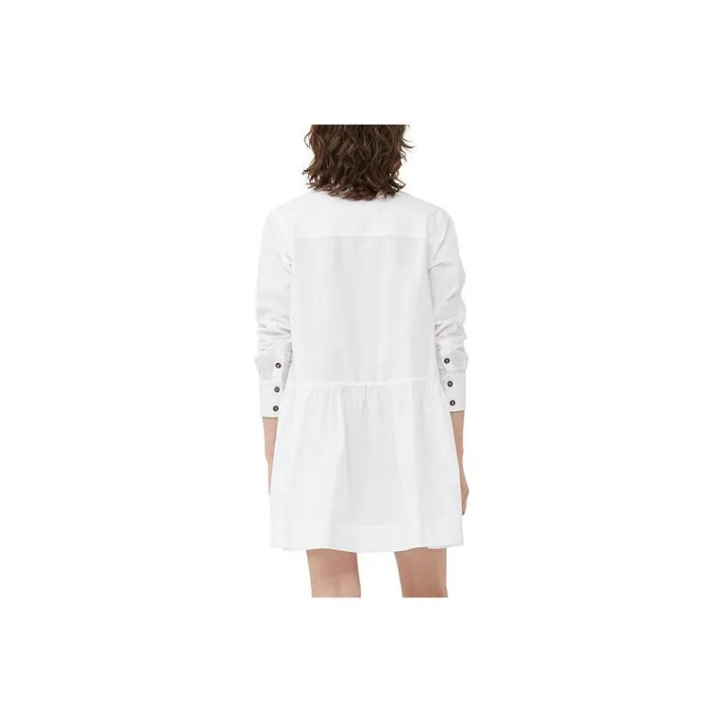GANNI Seam Detailed Mini Shirt Dress-1