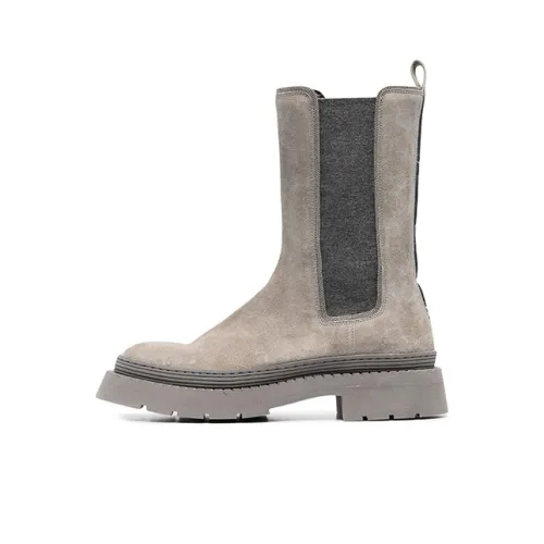 Brunello Cucinelli Chelsea Boots Women's Gray