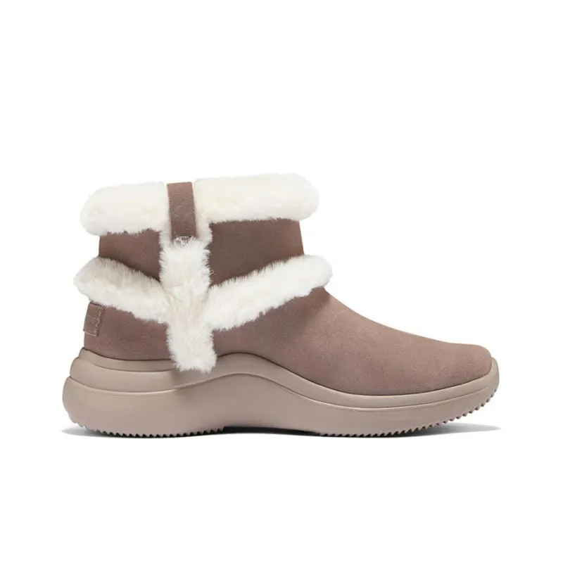 Skechers ON THE GO Midtown Warm Wear-Resistant Slip-Resistant Short Snow Boots Women's Taupe-1