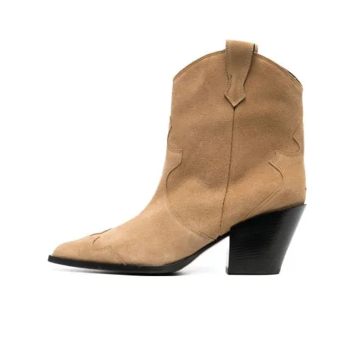 Aeyde 75mm Suede Western Boots