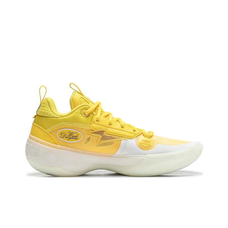 LiNing WOW 10 Low The City Of Angels Cushioning Anti Slip And Wear Resistant Low Top Basketball Shoes Men's Yellow-1