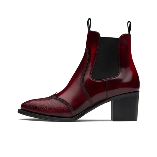 CHURCH'S Chelsea Boots Women's Scarlet