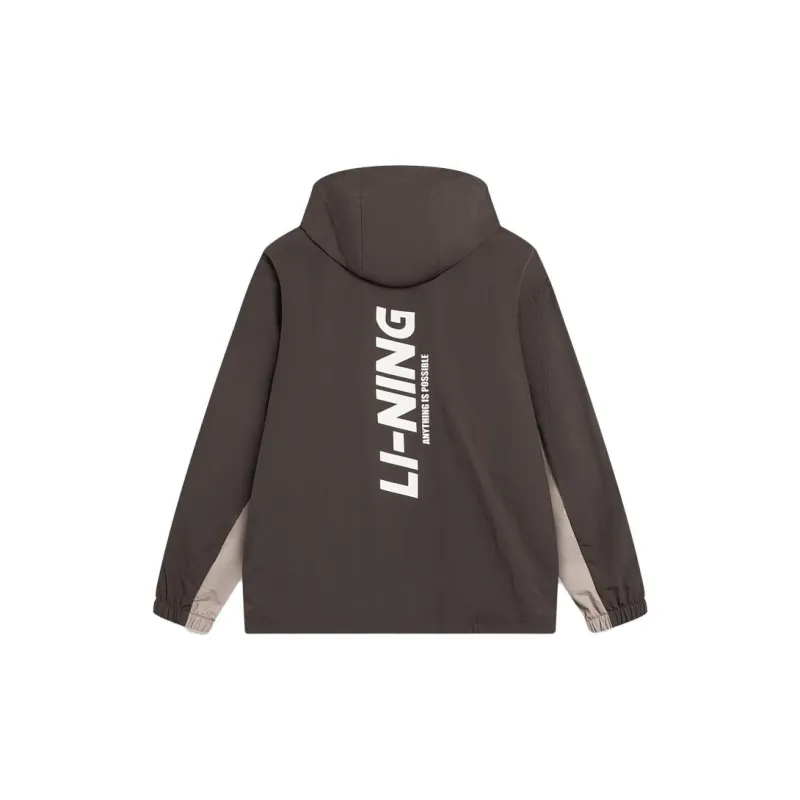 LiNing Lotus Leaf Jacket Men's Black Brown-1