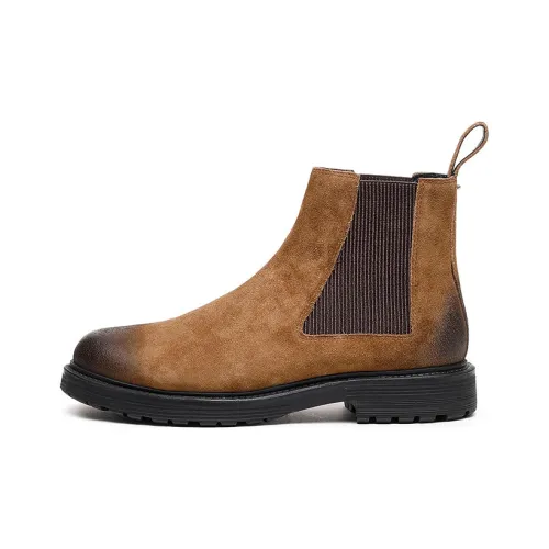 DIESEL Chelsea Boots Men Brown