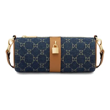 MashaLanti Denim Shoulder Bag Small Size Women's Royal Blue