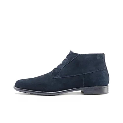 HUGO BOSS Ankle Boots Men Blue