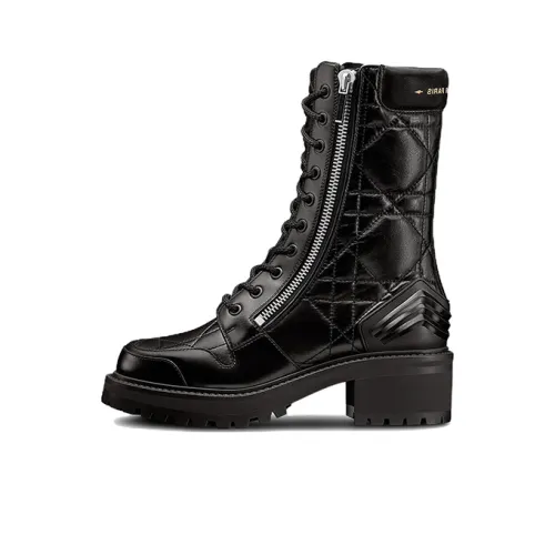 DIOR D-Leader Martin Boots Women's Black