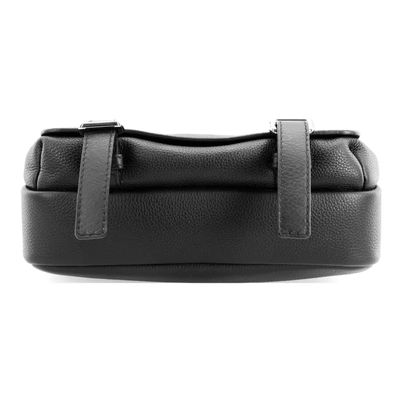 LOEWE Military Messenger Bag In Soft Grained Calfskin Xs Black-3