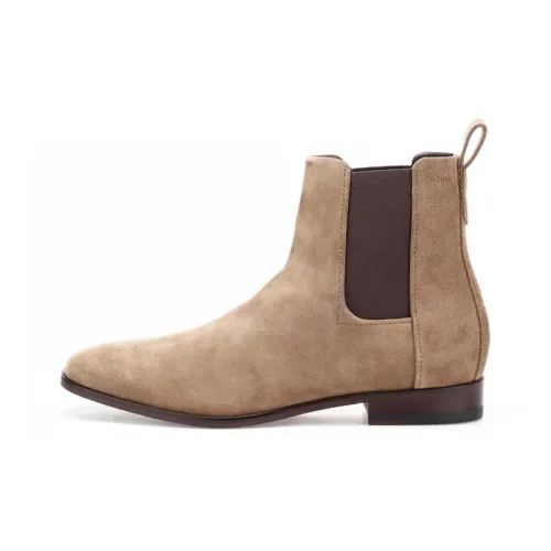 HUGO BOSS Chelsea Boots Men Light Brown