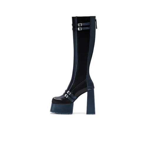 Lost In Echo Knee-high Boots Women's Navy Blue