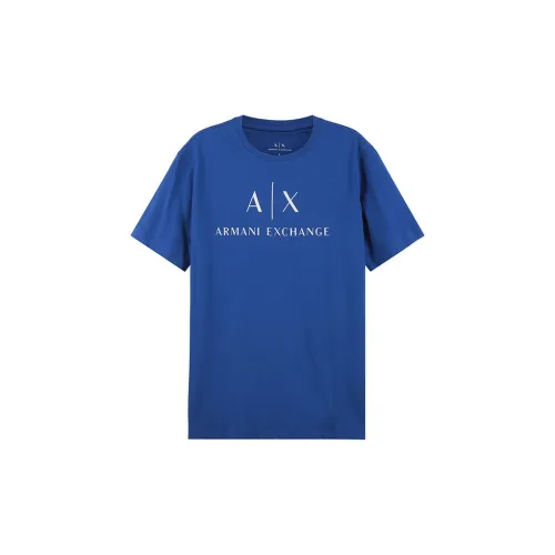 ARMANI EXCHANGE T-Shirts Men Royal Blue