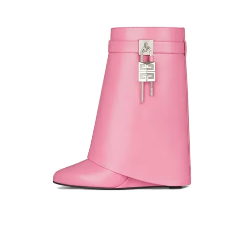 Givenchy Shark Lock Ankle Boots Women's Pink