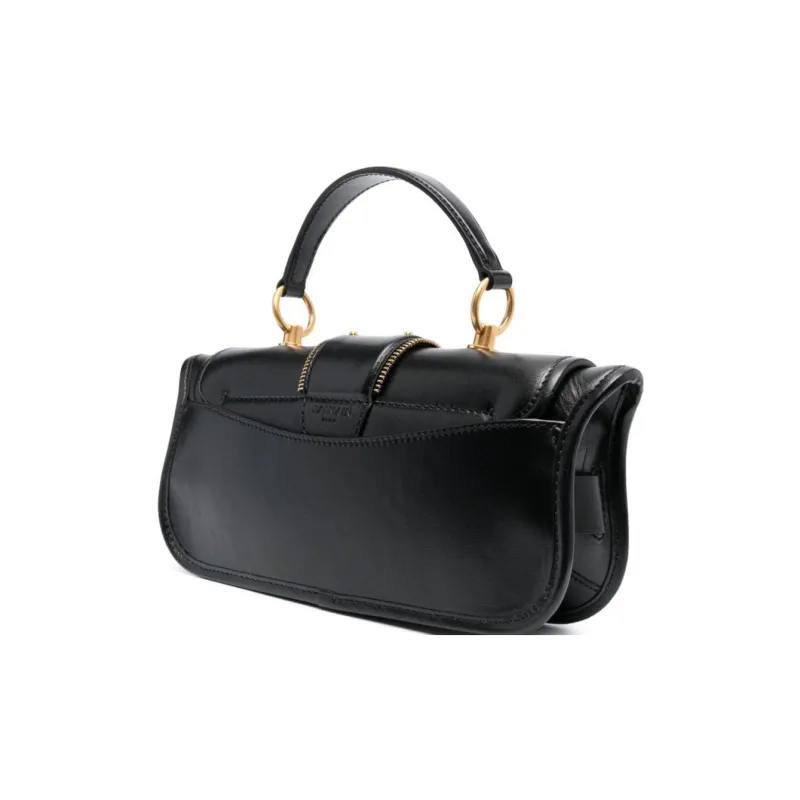 BALMAIN Zip Detailed Shoulder Bag-1