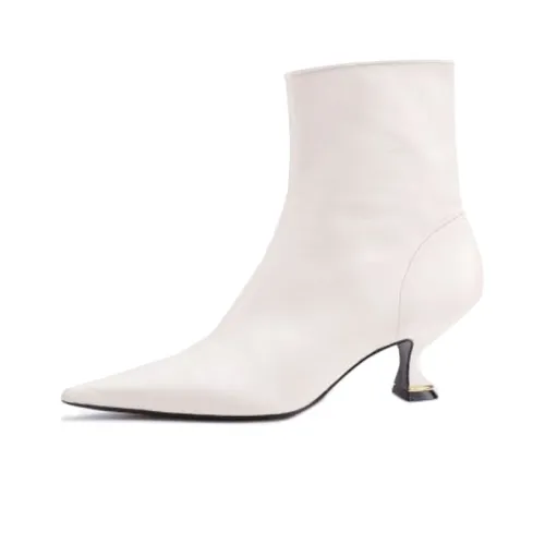 Lanvin Ankle Boots Women's Low-Top White