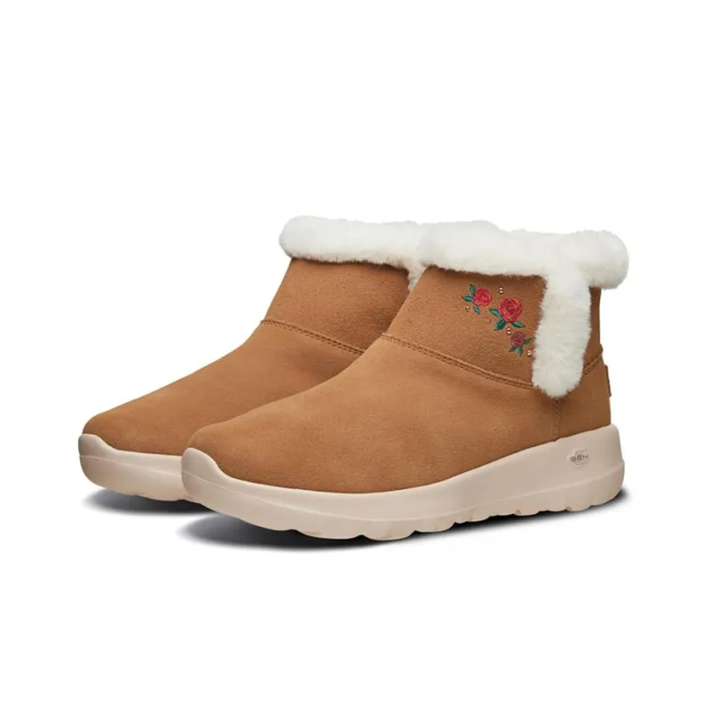 Skechers On The Go Joy 'Brown With Flowers' Women's-2