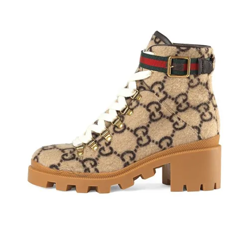GUCCI GG Wool Ankle Boot