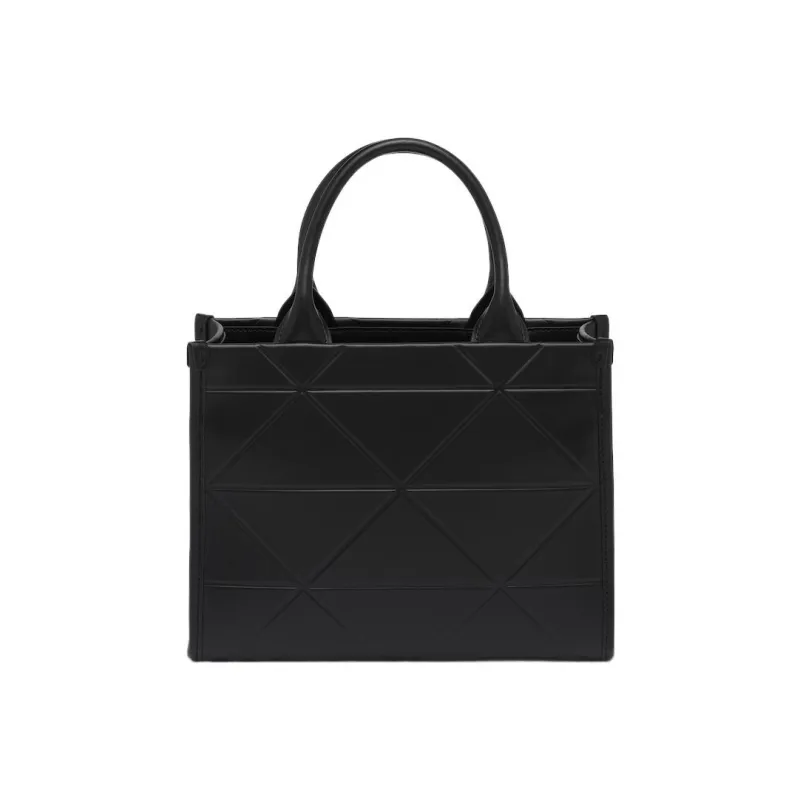 PRADA Symbole Leather Shoulder Bag, Crossbody Bag, Handbag Trumpets Women's Black-1