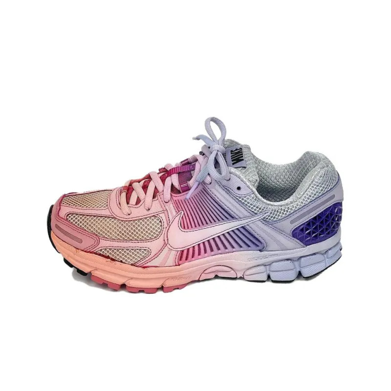 Nike Air Zoom Vomero 5 Slip Resistant Low Top Running Shoes Men's Purple Pink-0