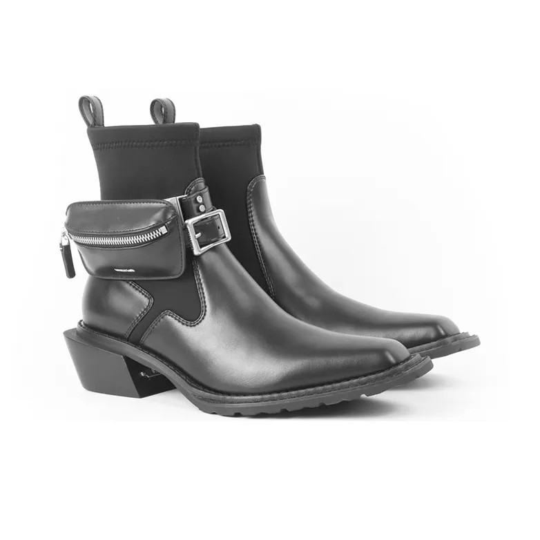 Untitlab Ankle Boots Unisex Matte Black-2