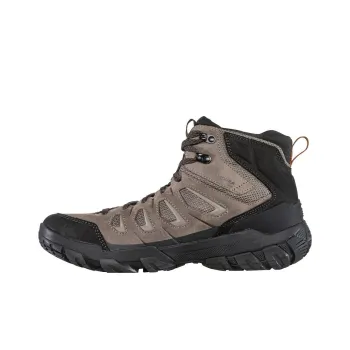 Oboz Footwear Sawtooth Cushioning Wear-Resistant Mid-Top Outdoor Shoes Men's Brown