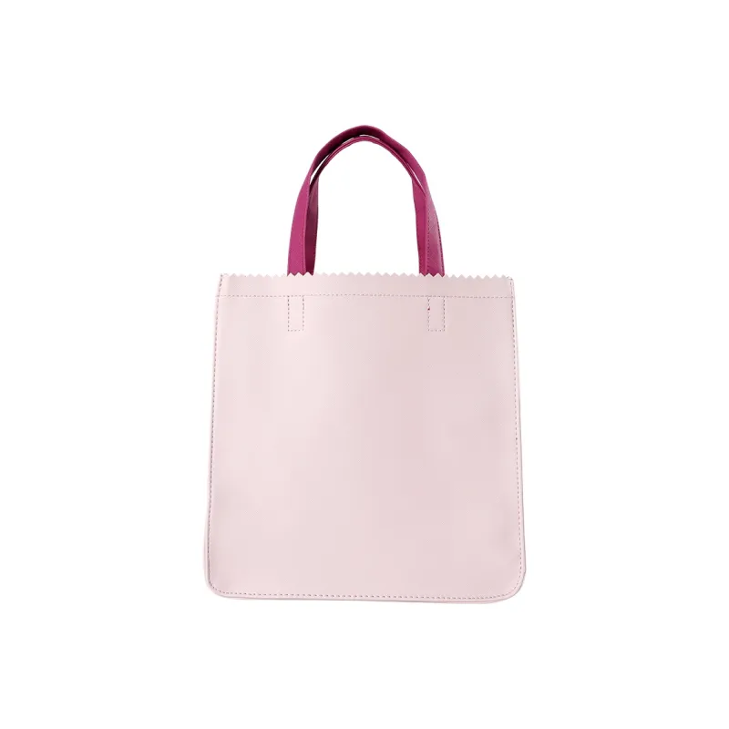 MESUCA PVC Handbag, Shoulder Bag Small Size Women's Pink-4