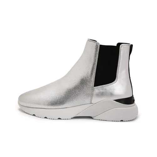 HOGAN Chelsea Boots Women's Silver