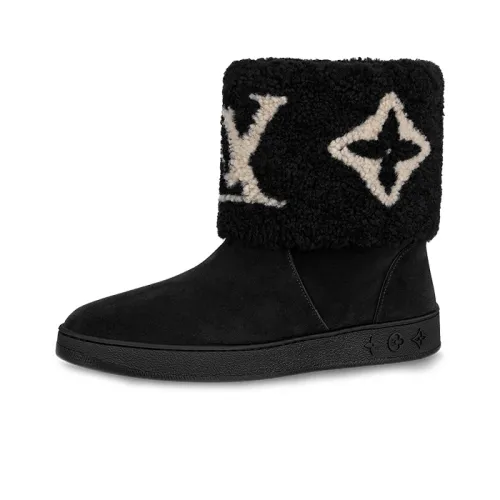 LOUIS VUITTON Snowdrop Snow Boots Women's Black