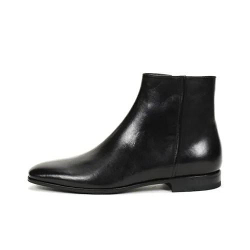 PRADA Ankle Boots Men High-Top Black