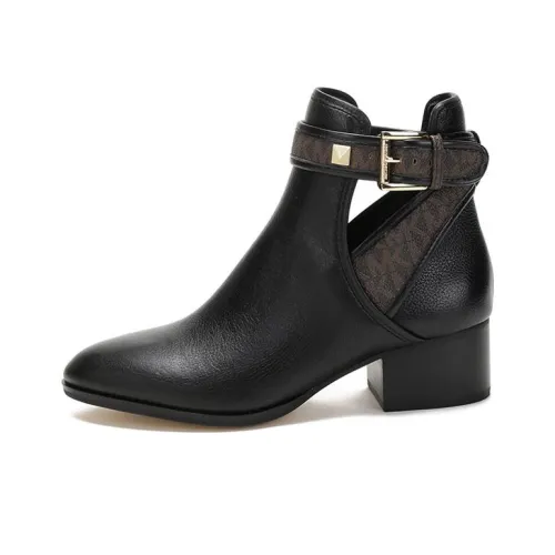 MICHAEL KORS Ankle Boots Women's Black/Brown