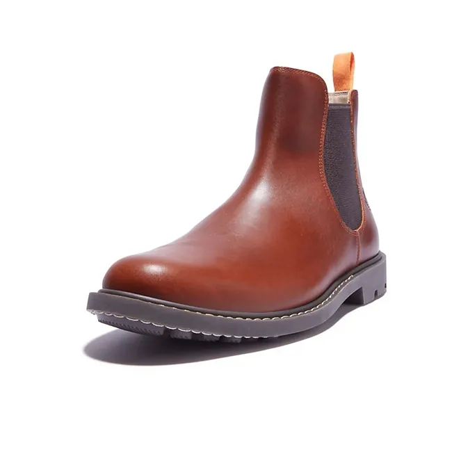 Timberland Belanger Chelsea Boots Men Red Brown-2