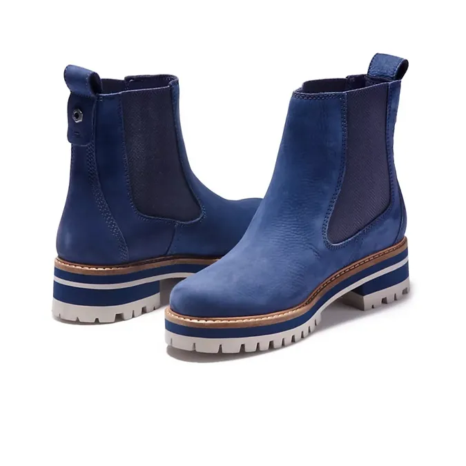 Timberland Courmayeur Valley Chelsea Boots Women's Blue-1