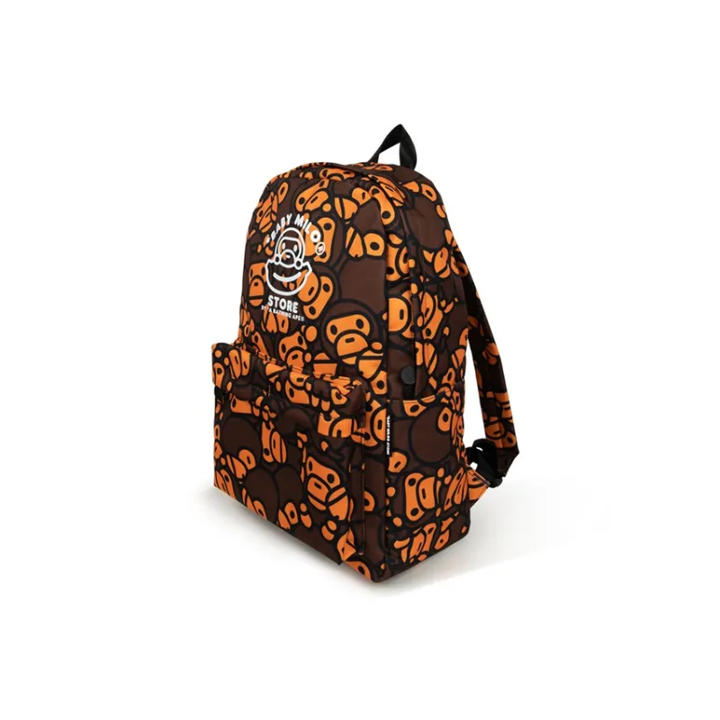 Aape Polyester Backpack Regular Unisex Brown-1