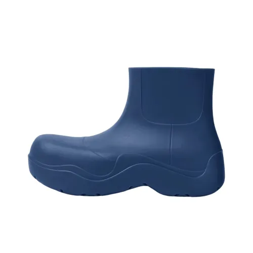 Bottega Veneta Puddle Ankle Boots Men Blue