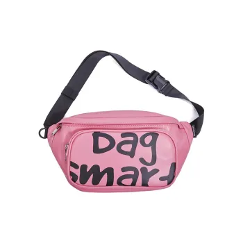 BAGSMART PU Fanny Pack Unisex Plum Pink/Mousse Black/Cabri Blue/Olive Green