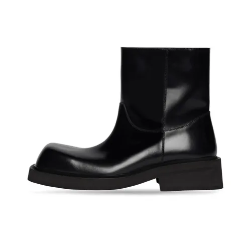 Balenciaga Inspector Ankle Boots Men Black