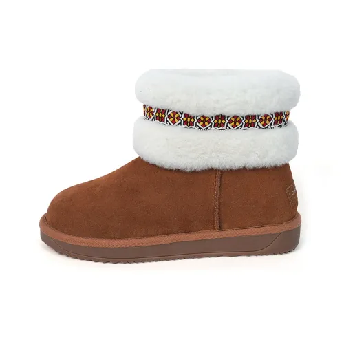 Joy&Mario Snow Boots Women's Camel