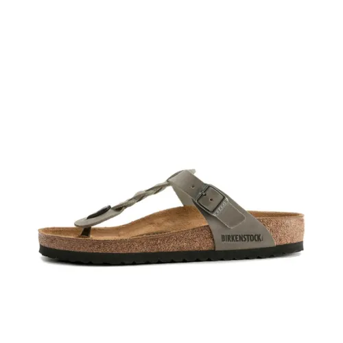 Birkenstock Flip Flops Women's Gray Regular