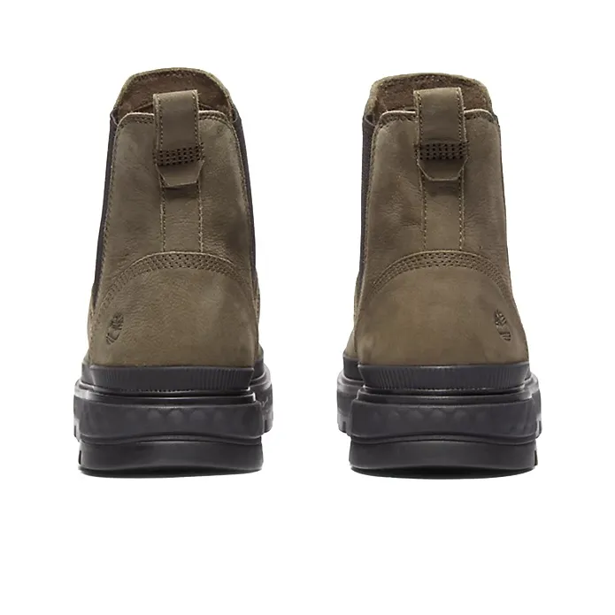 Timberland Ray City Greenstride Crew Chelsea Boots Women's Green Black-5