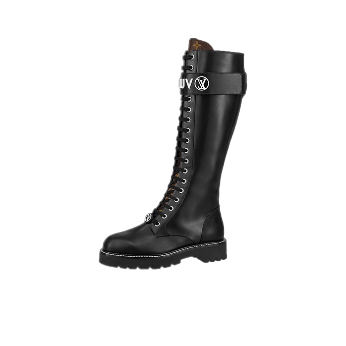 LOUIS VUITTON Knee high Boots Boots for Women s Men s Sneakers Clothing Sale New POIZON