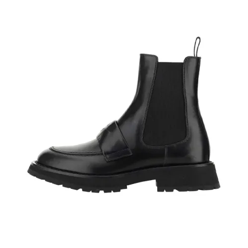 Alexander McQueen Calf Leather Chelsea Boots